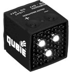 Qubie External Flash and Video Light for iPhone, Android, GoPro and Cameras (Black)