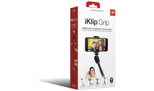 IK Multimedia iKlip Grip - Multifunctional Smartphone Video Stand with Bluetooth shutter