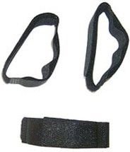 Hosa WTI148G 8" Cable Wrap, Locking Fabric, 5 Per Pack Black