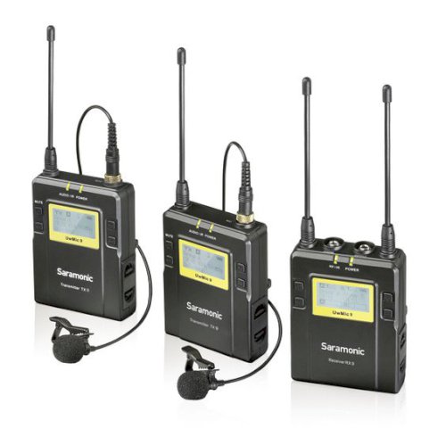 Saramonic UwMic9 Dual Channel UHF Wireless Lavalier Microphone System