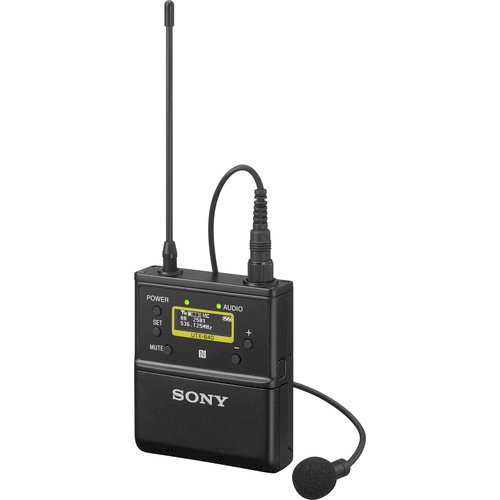 Sony UTX-B40 Wireless Bodypack Transmitter with Omni Lavalier Mic (566 to 633 MHz)