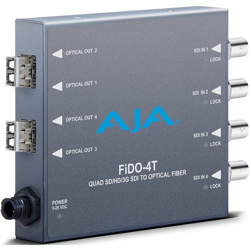 AJA FiDO-4T 4-channel 3G-SDI to Optical Fiber Converter
