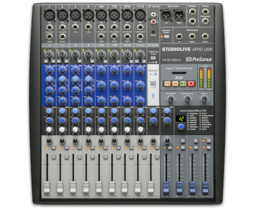Presonus StudioLive AR12 USB - 14-channel Hybrid Performance & Recording Mixer