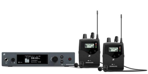 Sennheiser EW IEMG4-TWIN-B - Twin Wireless In-Ear Monitoring System (B Band 626 - 668 MHz)