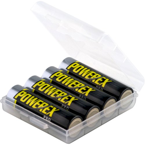 Maha Powerex Pro Rechargeable AA NiMH Batteries (1.2V, 2700mAh, 4-Pack)