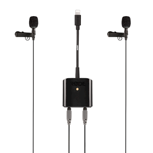 Rode SC6-L Mobile Interview Kit w/ Dual Smartlav+ Mics and SC6-L Mobile Interface for Apple Devices