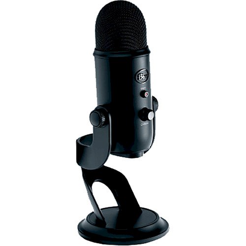 Blue Yeti 3-Capsule USB Microphone - Black