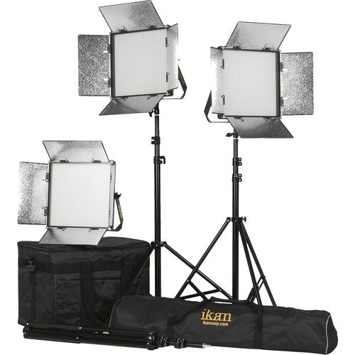 Ikan - Kit with 3 x Rayden Daylight 1 x 1 LED Lights