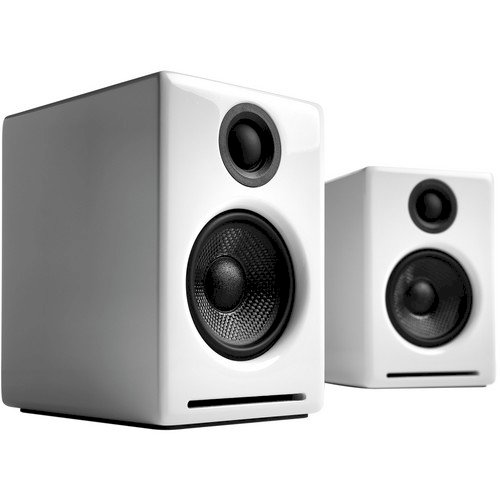 Audioengine 2+ Powered Desktop Speakers - White (Pair)
