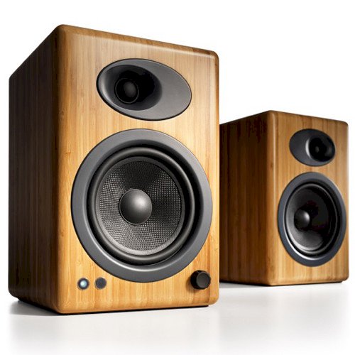 Audioengine A5+ 5" Active 2-Way Speakers (Pair, Bamboo)