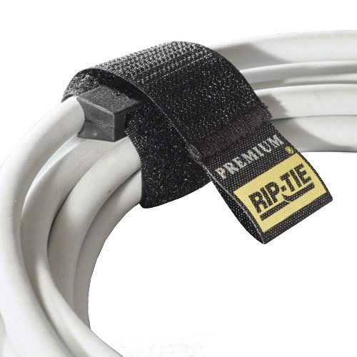 Rip-Tie 1 x 4.5" Rip-Lock CableWrap 10-Pack (Black)