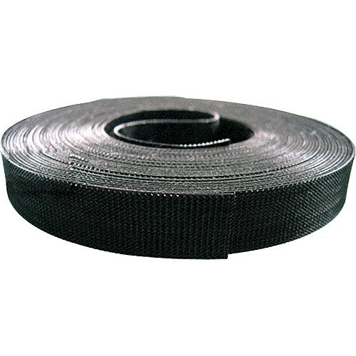 Rip-Tie WrapStrap Plus Reusable Cable Wrap 1/2 x 75' - for Cable Management (Black)