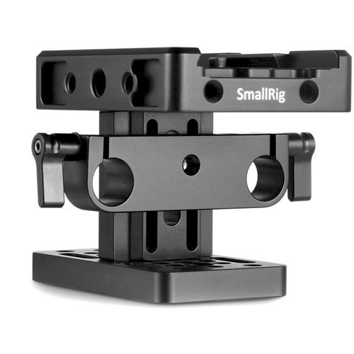 SmallRig 2039 Baseplate (Manfrotto) with 15mm Rail Support System