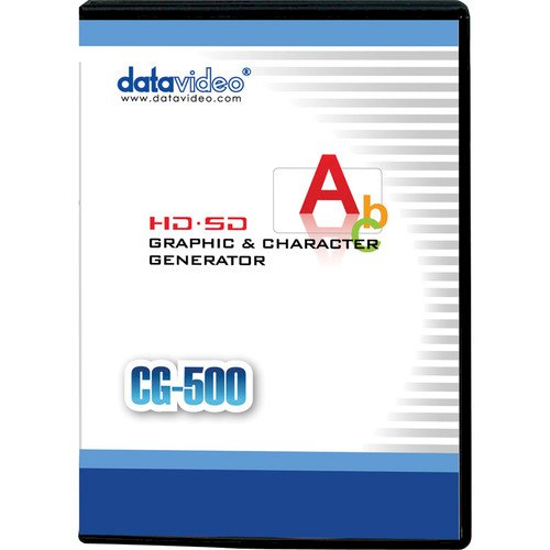 Datavideo CG-500 HD/SD Character Generator Software