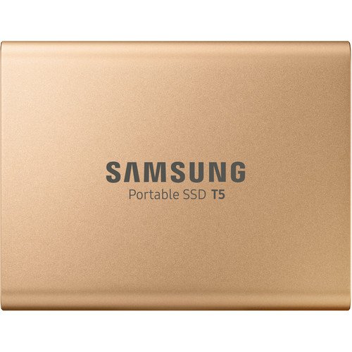 Samsung 1TB T5 Portable Solid-State Drive (Rose Gold)