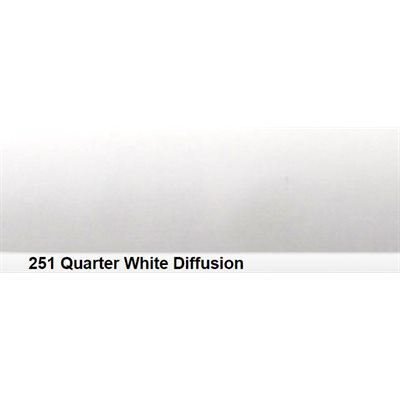 Lee Quarter White (251), 1.22mx7.62m Color Correcting Lighting Filter Roll