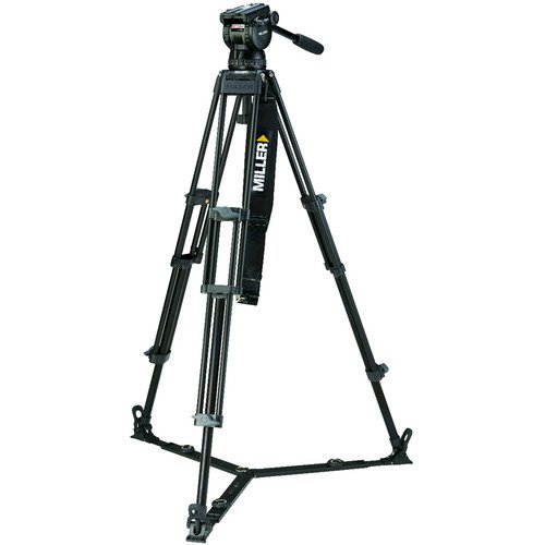 Miller 3774 CX18 Toggle 2-Stage Alloy Tripod System with Ground Spreader