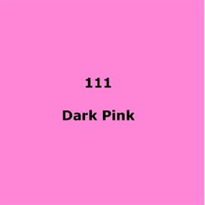 Lee 111 Dark Pink Lighting filter 0.53m x 1.22m