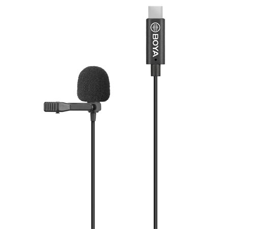 BOYA BY-M3 USB-C Lavalier Microphone for Android / Mac / Windows