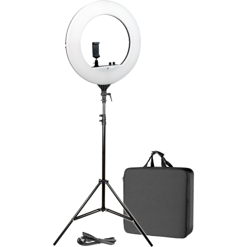 DigitalFoto RL-18 LED 18" Ring Light Kit with Stand and Case