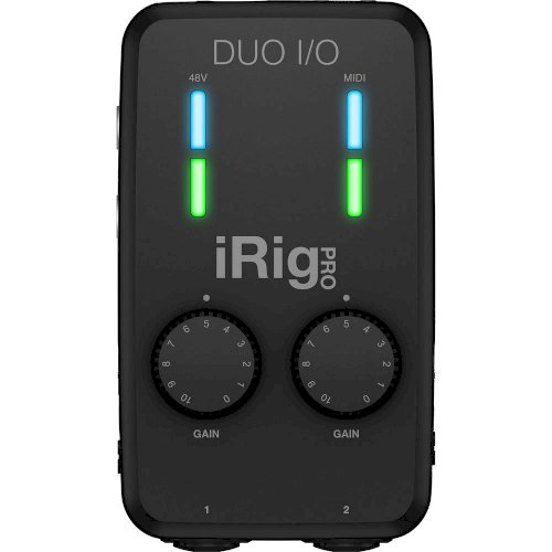 IK Multimedia iRig Pro Duo I/O 2-Channel Audio/MIDI Interface for Mobile Devices and Computers