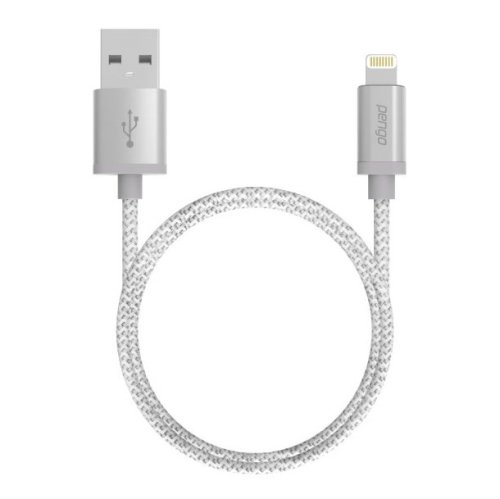 Pengo USB Type-A to Lightning Cable (1.2 m) - Silver