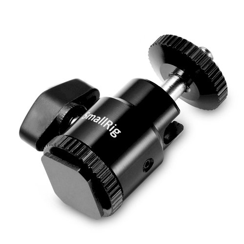 SmallRig 761 Cold Shoe to 1/4" Threaded Adapter (Black)