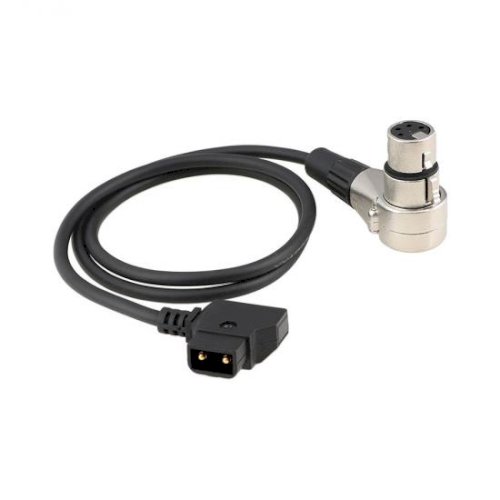 Rockn D-Tap to Right Angle 4-Pin XLR Power Cable