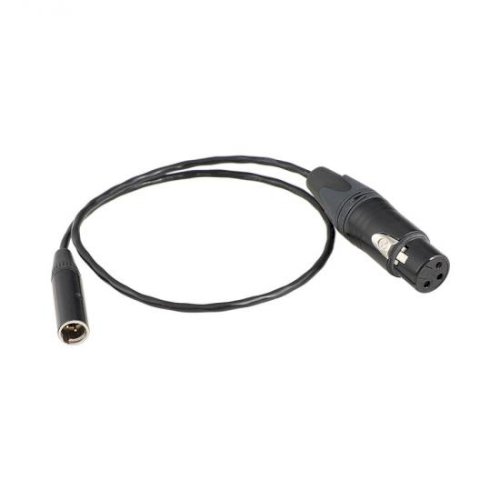 Rockn Mini 3-Pin XLR Male To Full 3-Pin XLR Female Cable for BMPCC4K/6K/6K Pro