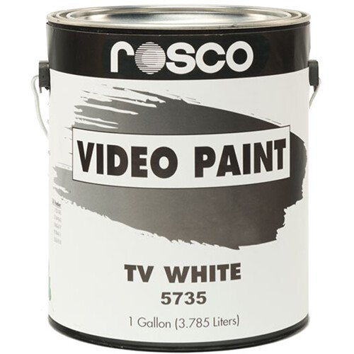 Rosco TV Paint - White - (3.8L/1 Gal.)