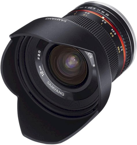 Samyang 12mm F2.0 NCS CS MFT Camera Lens (Black)