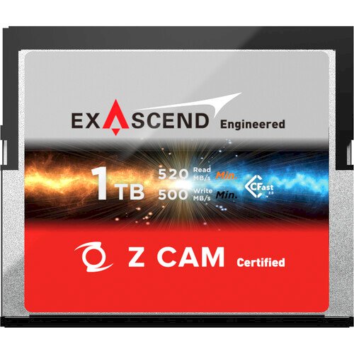 Z CAM 1TB ExAscend CFast 2.0 Memory Card