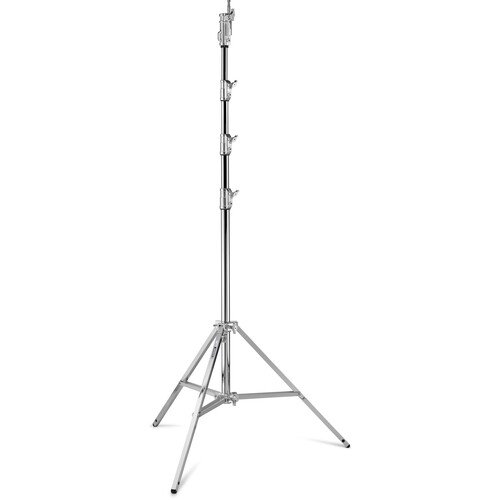 Avenger A1045CS Combo Steel Lighting Stand 45 with Leveling Leg (Chrome-plated, 14.7')