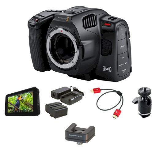 Blackmagic Design Pocket Cinema Camera 6K Pro with Monitor Kit