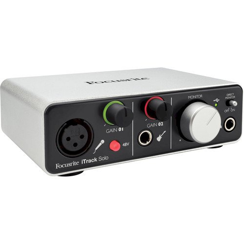 Focusrite iTrack Solo Desktop 2x2 USB/Lightning Audio Interface