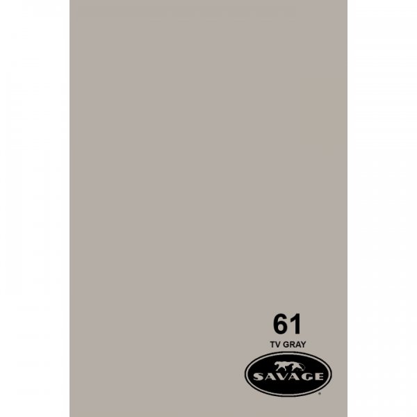 Savage #61 TV Gray Seamless Background Paper (2.71m x 11m)