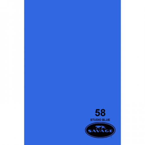 Savage #58 Studio Blue Seamless Background Paper (2.71m x 11m)