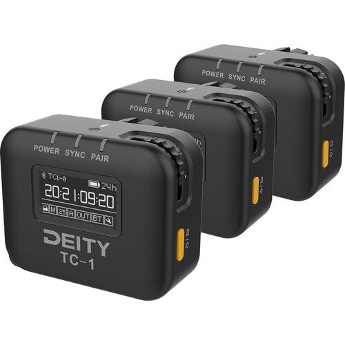 Deity Microphones TC-1 Wireless Bluetooth Timecode Generator Box (3-Pack Kit)