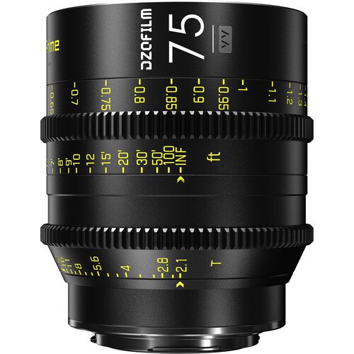 DZOFilm VESPID Cyber Full Frame 75mm T2.1 Prime Lens (PL and EF Mounts)