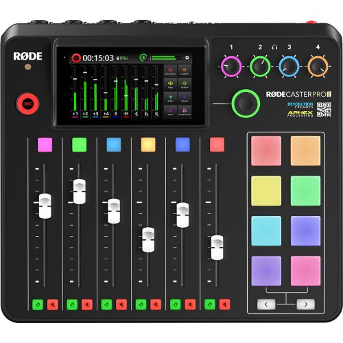 Rode RODECaster Pro II Integrated Audio Production Studio With FREE Cover