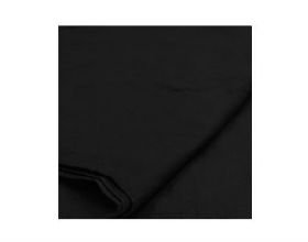 Glanz Muslin Plain Black Sheet 3 X 6 meters