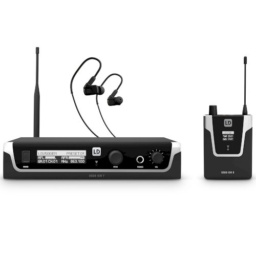 LD Systems U506IEMHP Wireless In-Ear Monitoring System with Earphones (B6 655 - 679 Mhz)