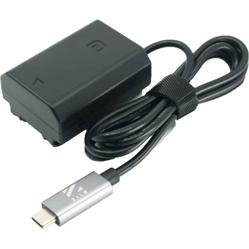 ZILR USB Type-C to Sony NP-FZ100 Regulated Dummy Battery Cable