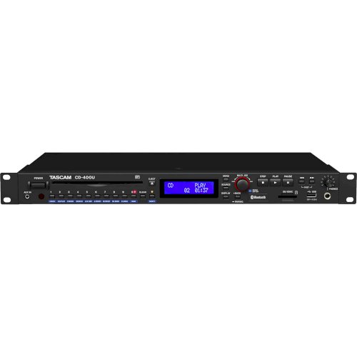 TASCAM CD-400U CD/SD/USB Player with Bluetooth and AM/FM Tuner