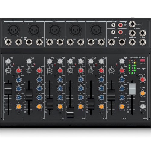 Behringer XENYX 1003B 10-Channel Portable Mixer w/ Optional Battery Operation