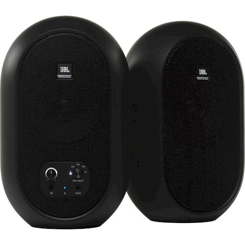 JBL 1 Series 104-BT Compact Powered Desktop Reference Monitors with Bluetooth (Black Matte)