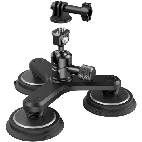 SmallRig 4468 Triple Magnetic Suction Cup Mounting Support Set for Action Cameras