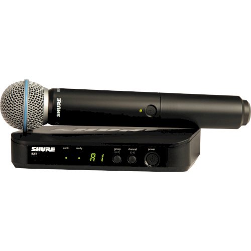Shure BLX24 Handheld Wireless System with SM58 Mic (K14:614 - 638 MHz)