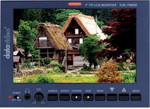 Datavideo TLM-700HD, 7 inch V-Mount Monitor with HD-SDI